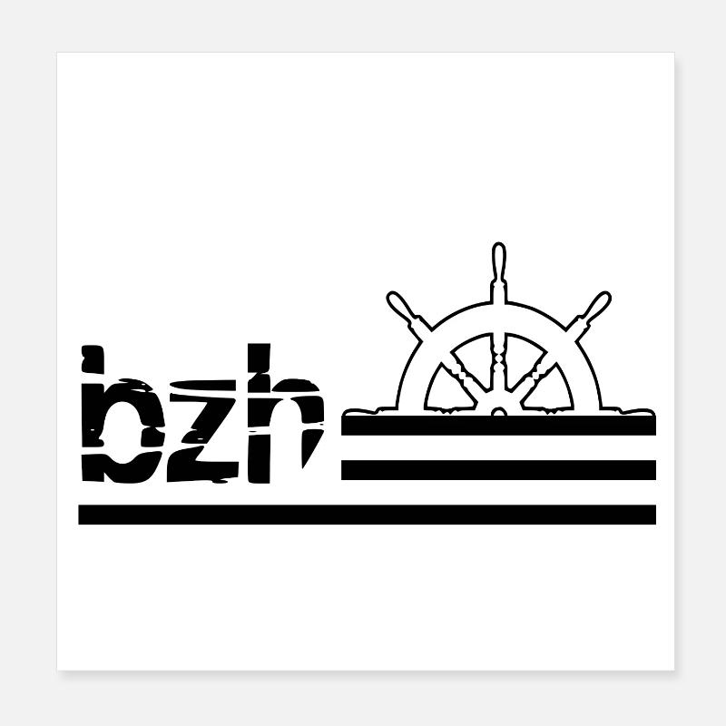 Breizh Poster 20 x 20 cm