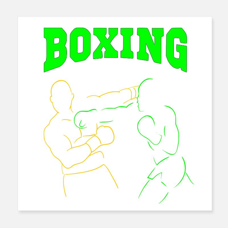 Boxen Poster 20x20 cm
