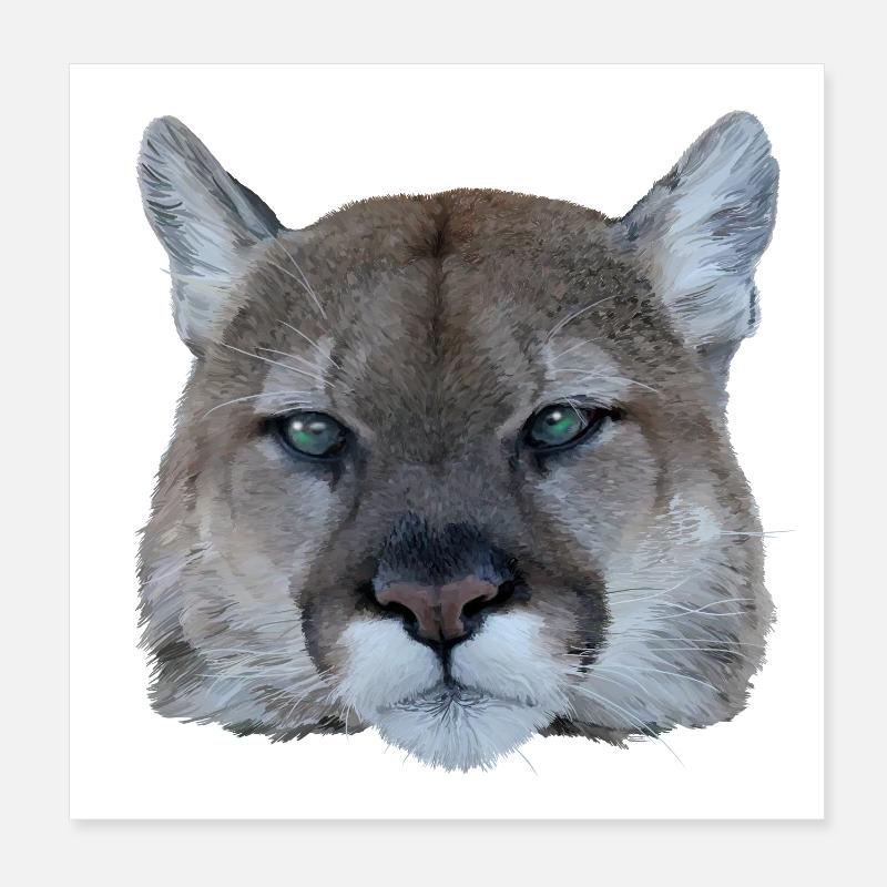 Panthère Poster 20 x 20 cm