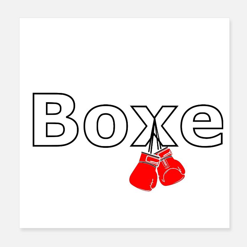 Boxen Poster 20x20 cm