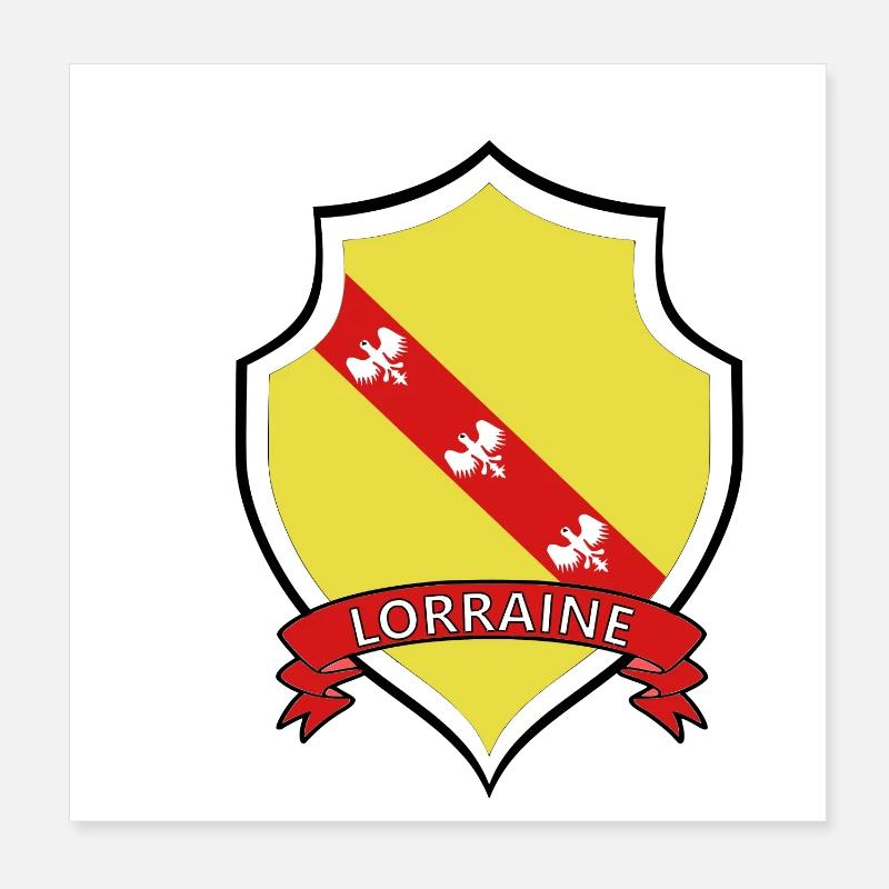 Lothringen Poster 20x20 cm
