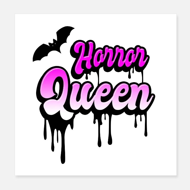Horror Queen Poster 20x20 cm