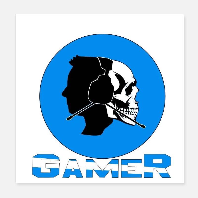 Spieler Poster 20x20 cm