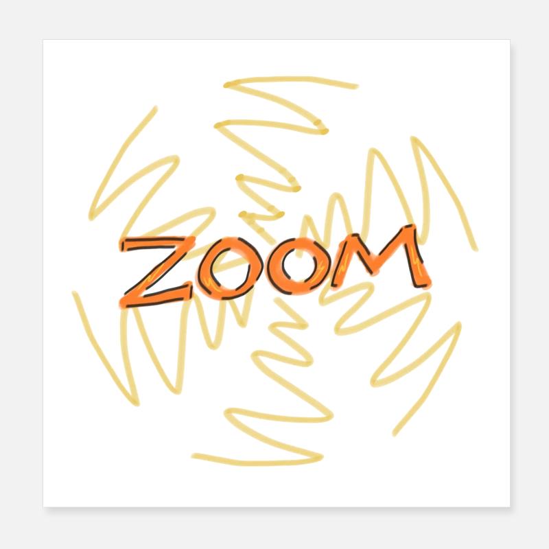ZOOM! Poster 20x20 cm