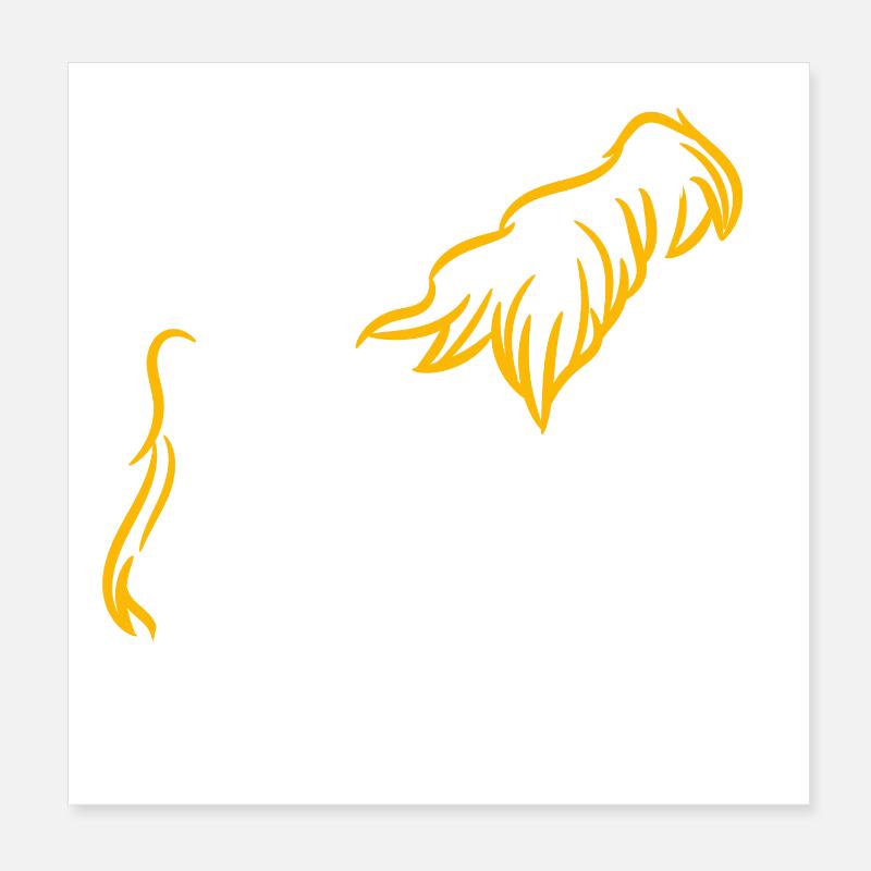 Pferde Isländer Hengst Araber Islandpferde Poster 20x20 cm