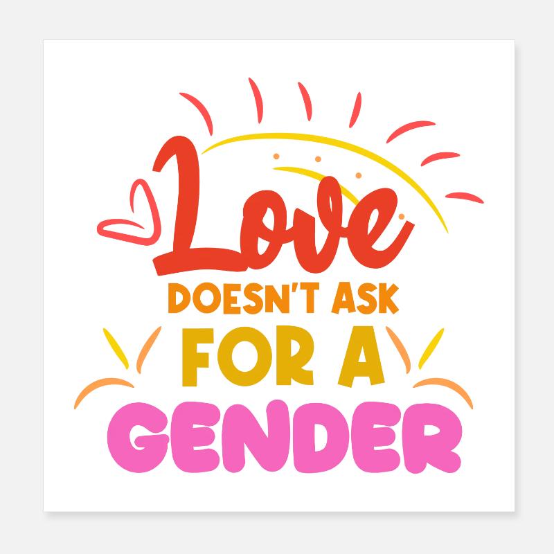 Same-sex partnership Lgbt Statement Poster 8" x 8" (20x20 cm)