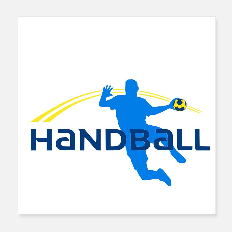 Handball Poster 20 x 20 cm