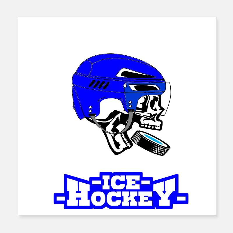 Eishockey Poster 20x20 cm