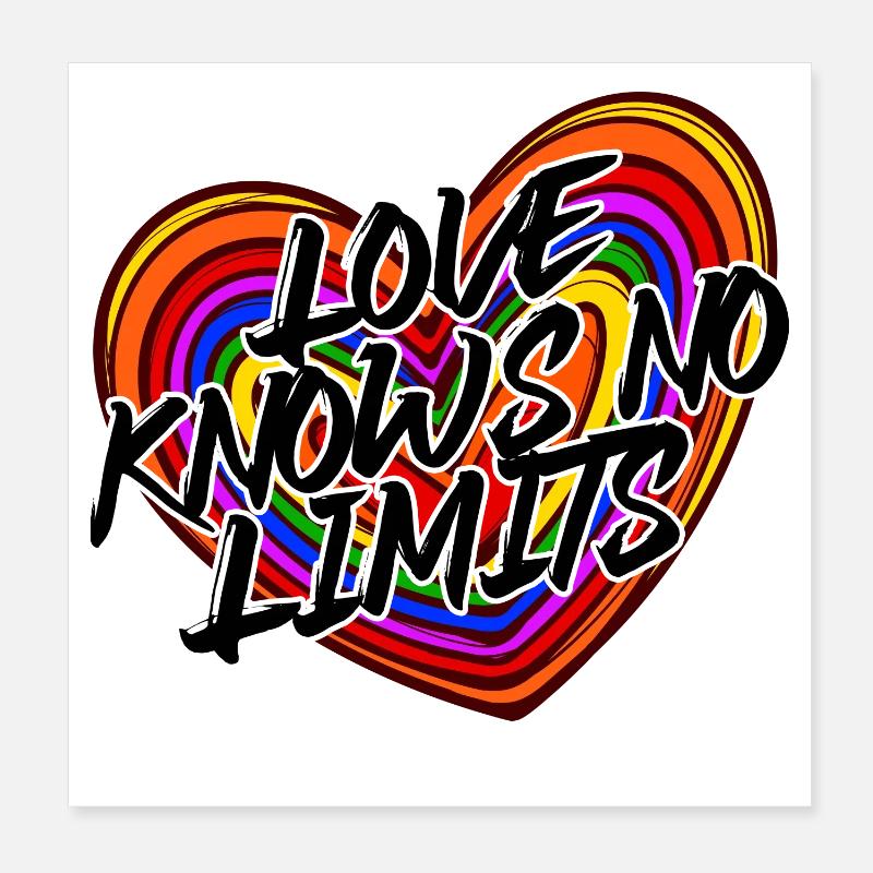 LGBT Same-sex partnership statement Poster 8" x 8" (20x20 cm)
