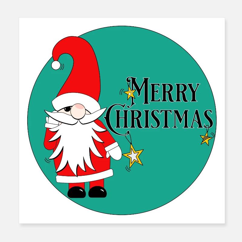 Joyeux Noël Poster 20 x 20 cm