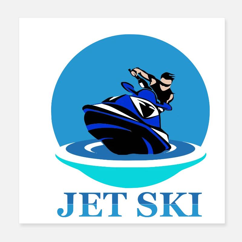Jet ski Poster 20 x 20 cm