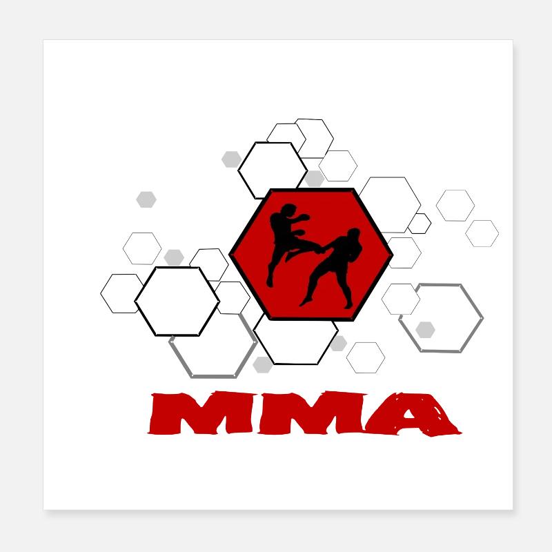 MMA Poster 20x20 cm