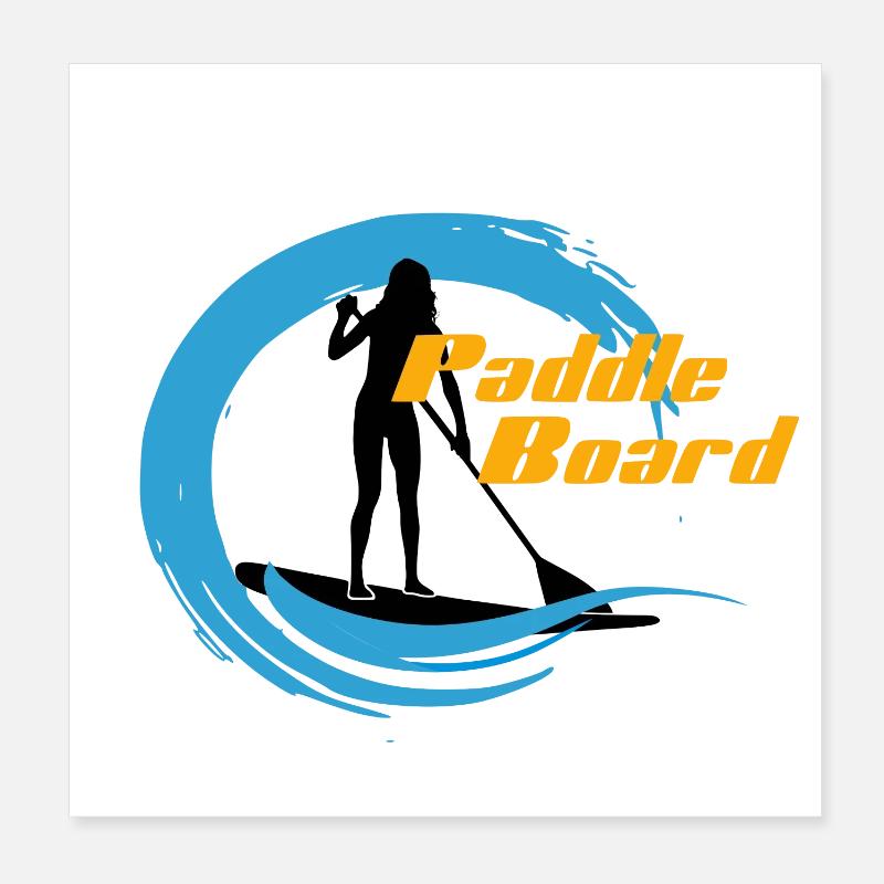 Paddle Poster 8" x 8" (20x20 cm)