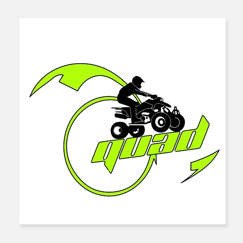 Quad Poster 20x20 cm