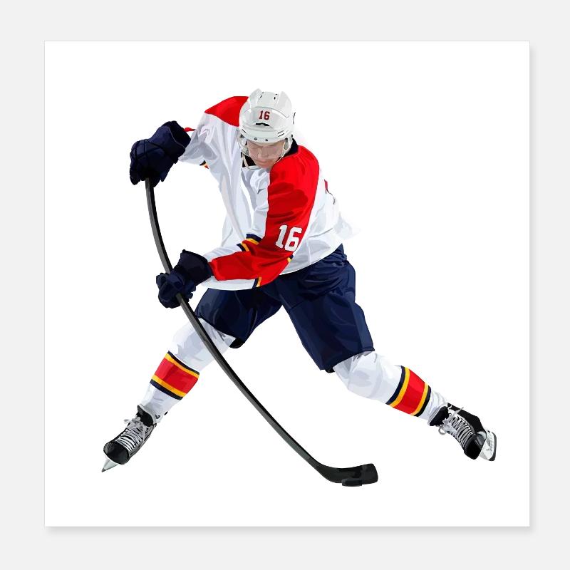 Ice hockey Poster 8" x 8" (20x20 cm)