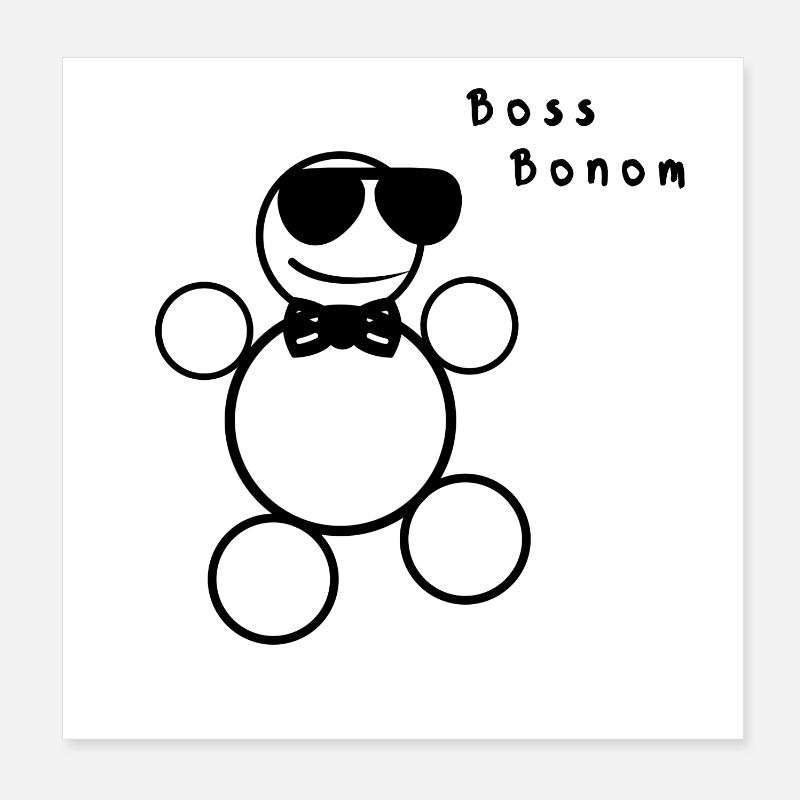 49F11F12 8484 4747 9BEC F8D0C1D37046 - Poster 20 x 20 cm - blanc