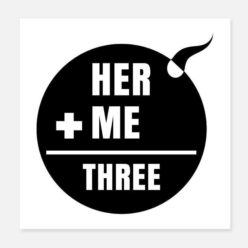 Elternschaft Eltern Statement Familie Schwanger Poster 20x20 cm