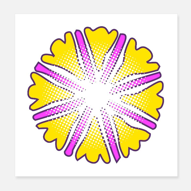 Sun2 modifié plus Poster 20 x 20 cm