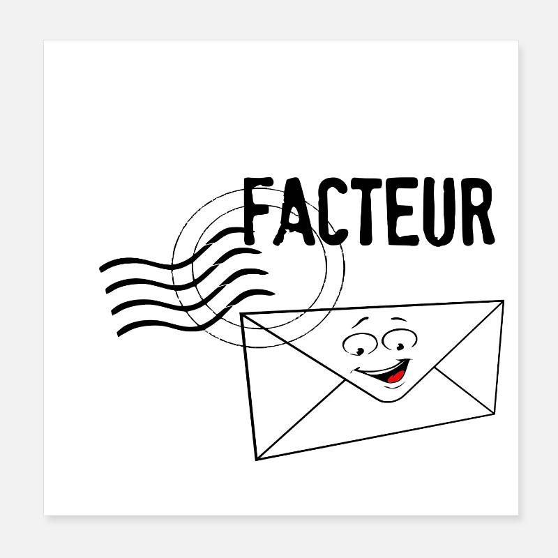 Facteur Poster 20 x 20 cm