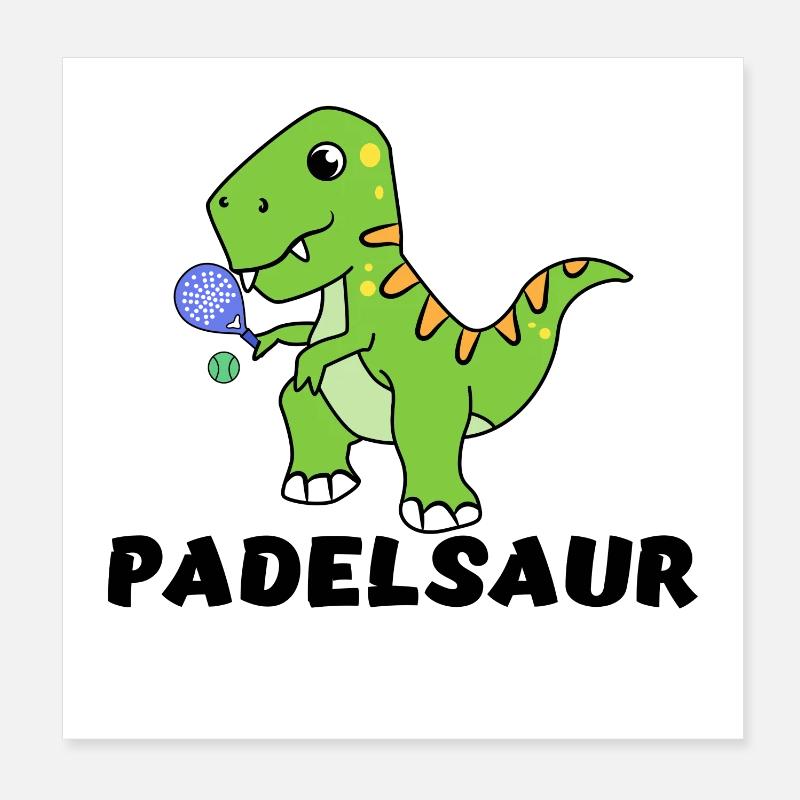 Balls Saying Player Padel Game Padel Racket Poster 8" x 8" (20x20 cm)
