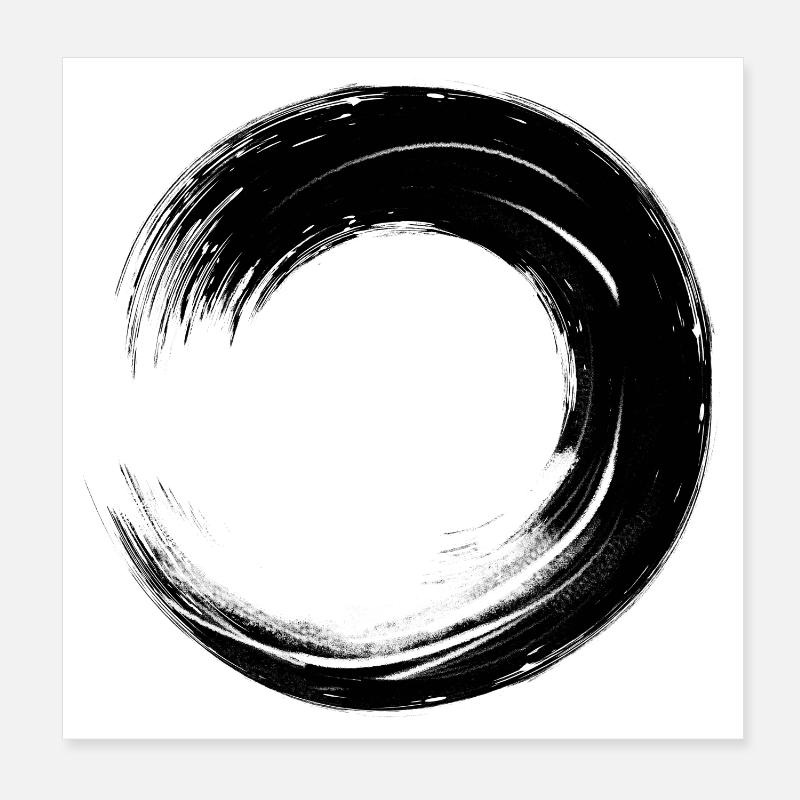 Circle Circles Poster 8" x 8" (20x20 cm)