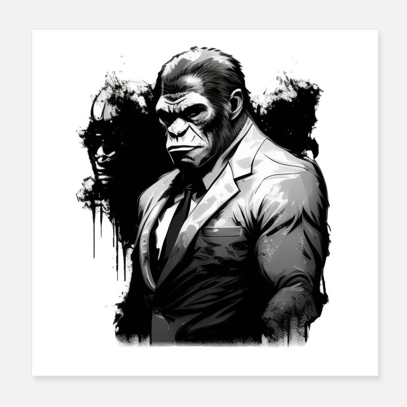 Gentelman Poster 20 x 20 cm