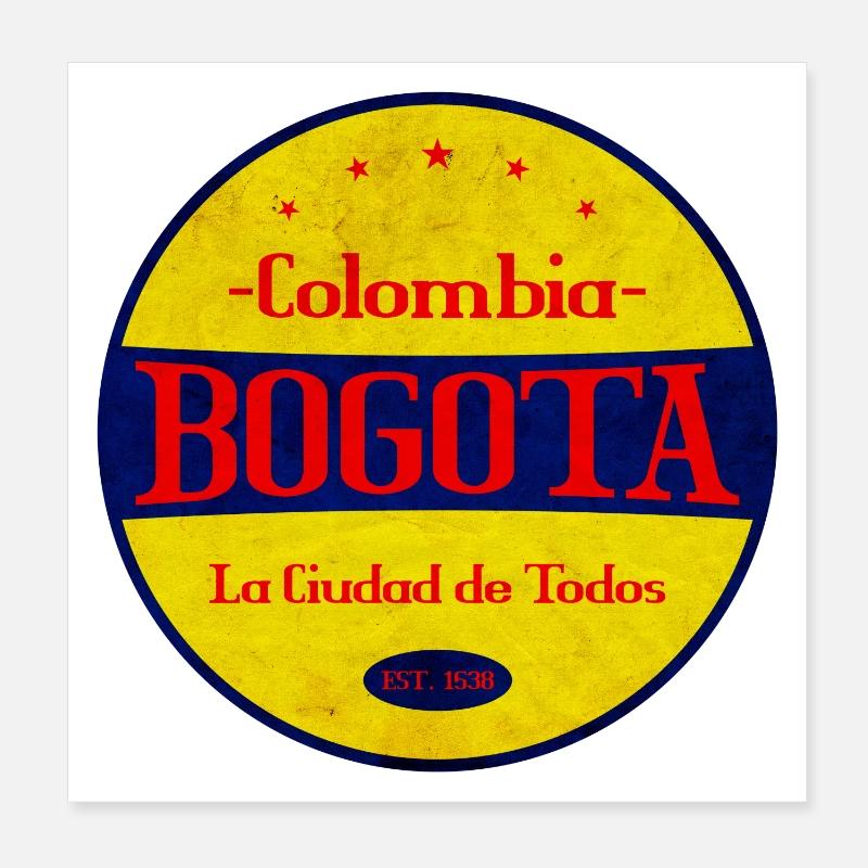 Bogota Poster 20 x 20 cm
