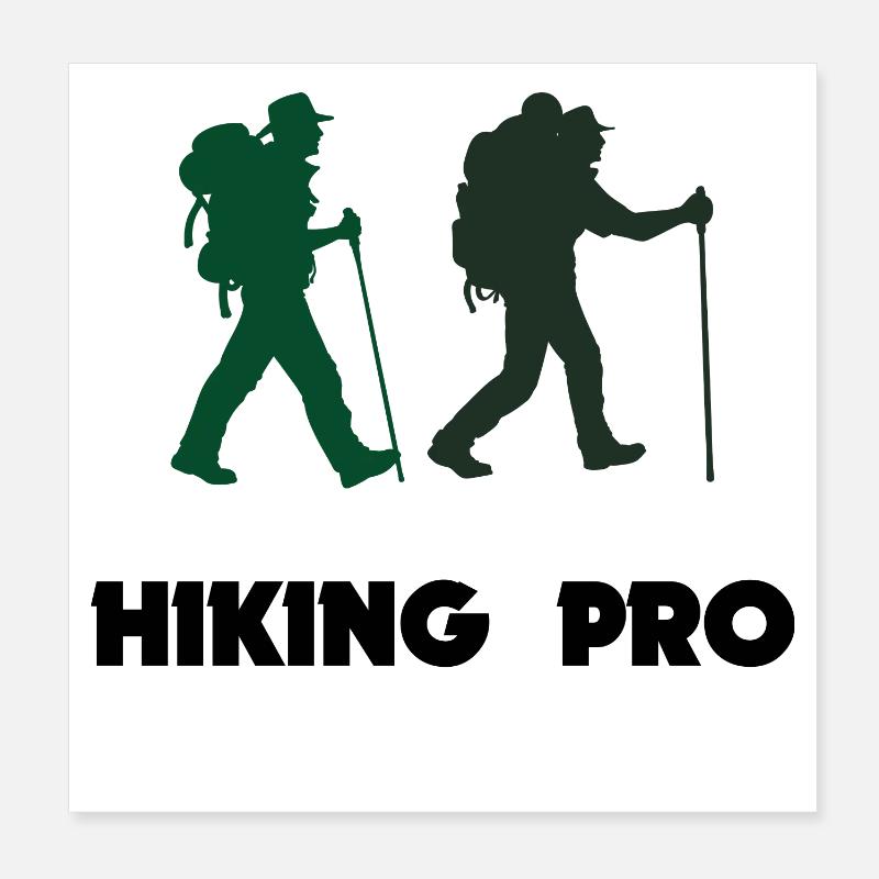 Mountain Peaks Mountain Hiking Statement Hiking Nature Poster 20 x 20 cm