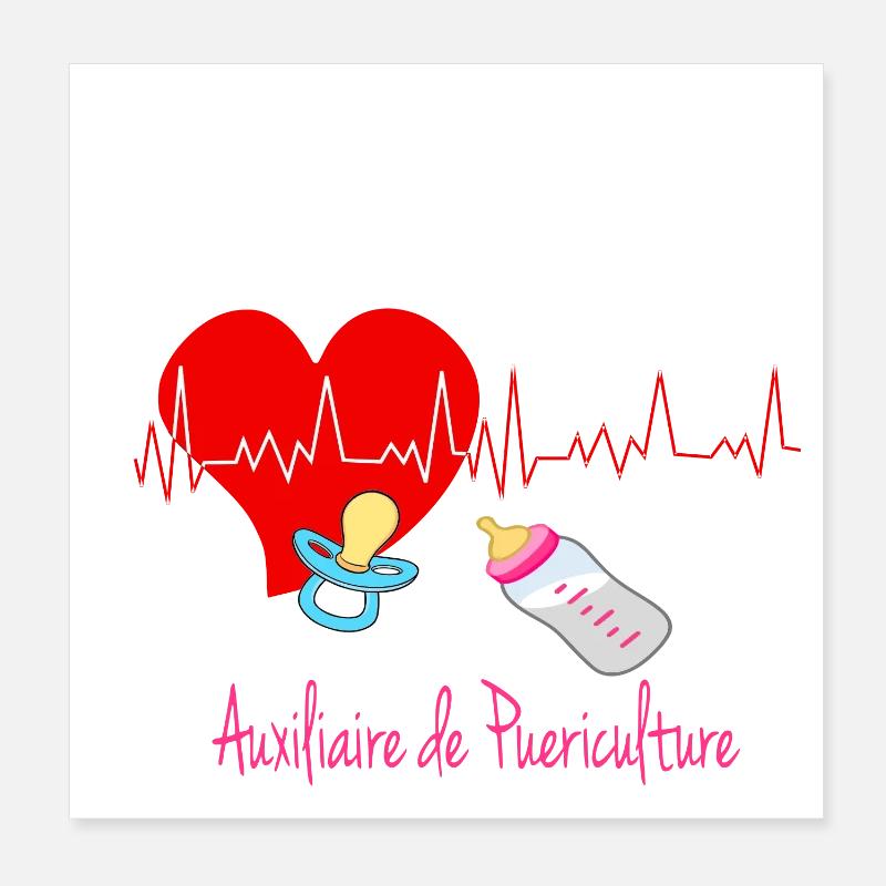 Childcare assistant Poster 8" x 8" (20x20 cm)