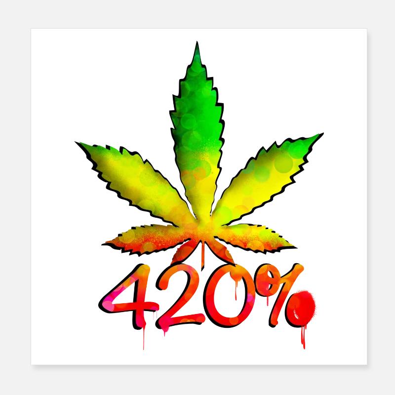 420 % Poster 20x20 cm