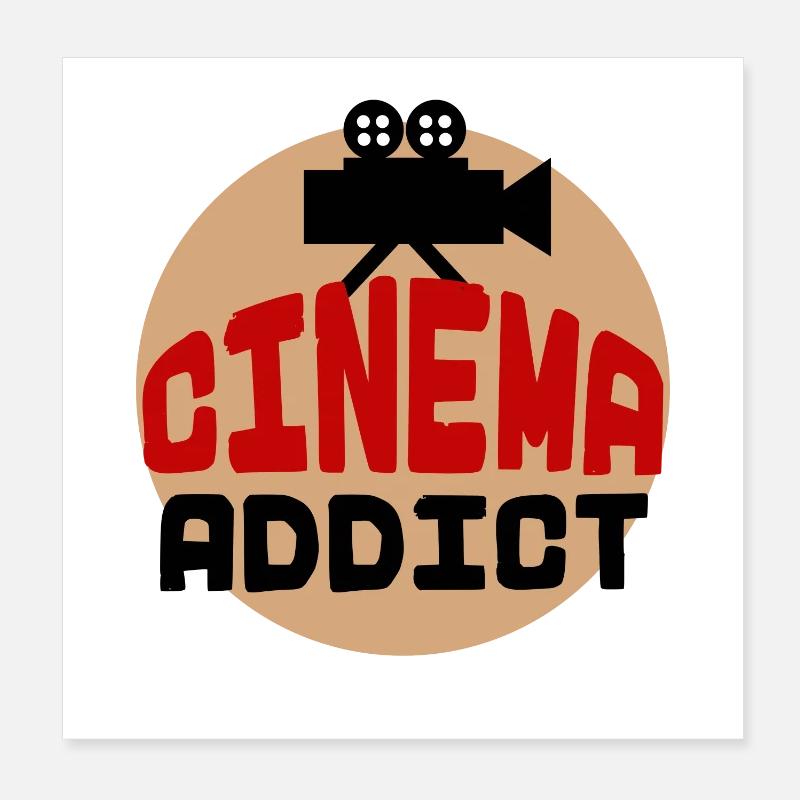 Films Déclaration Films Caméra Cinéma Soirée DVD Poster 20 x 20 cm