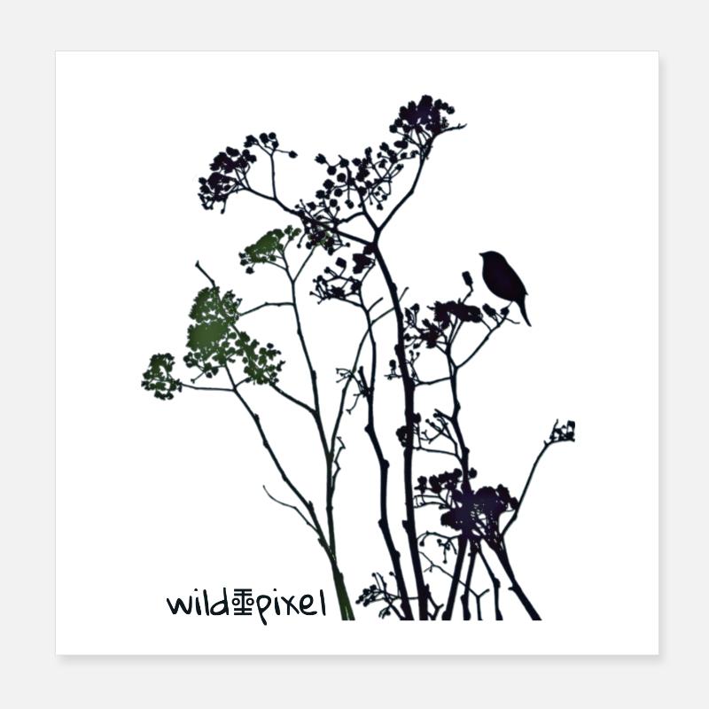 Be Nature Poster 20 x 20 cm
