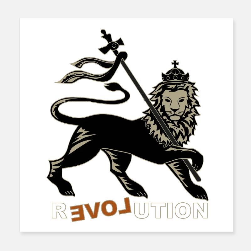 Reloveution Poster 8" x 8" (20x20 cm)