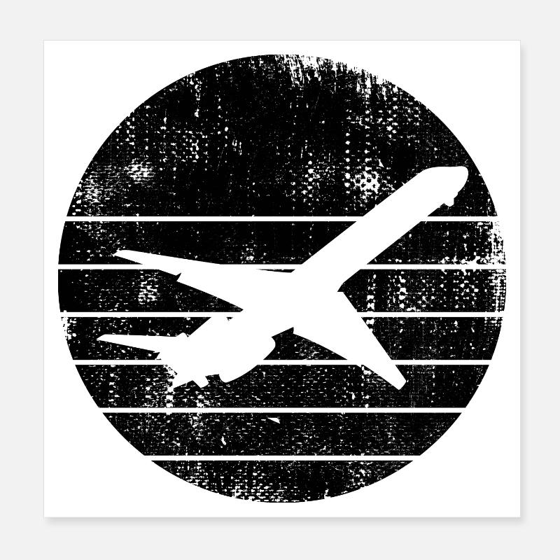 Avions Poster 20 x 20 cm