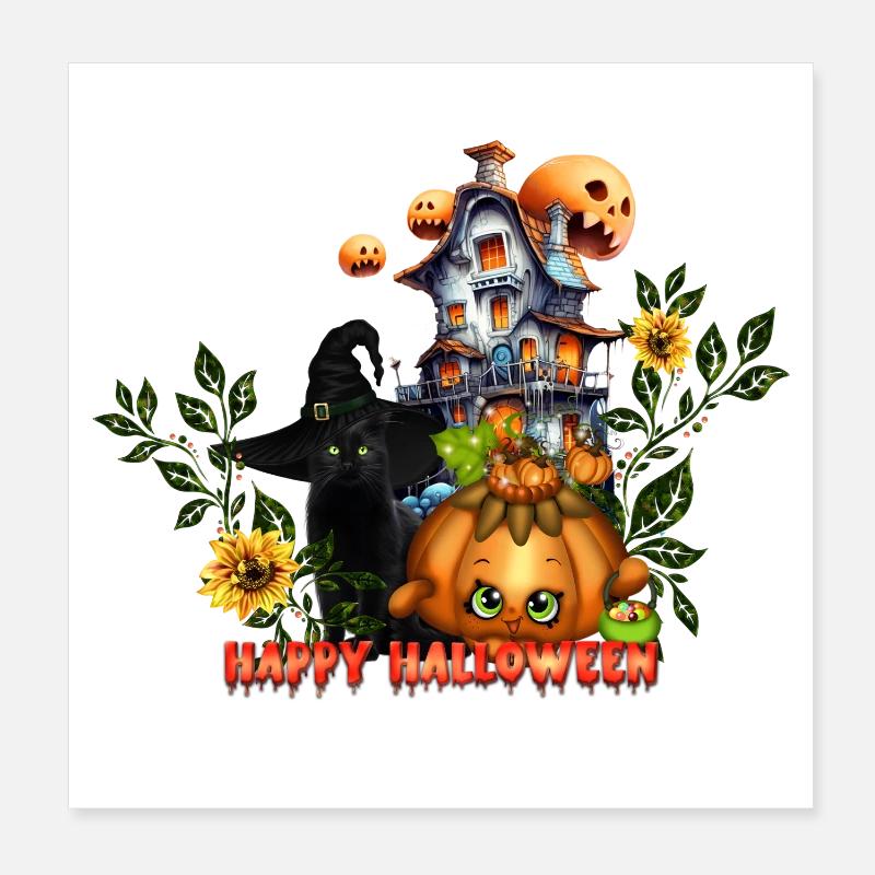 God halloween Poster 20x20 cm