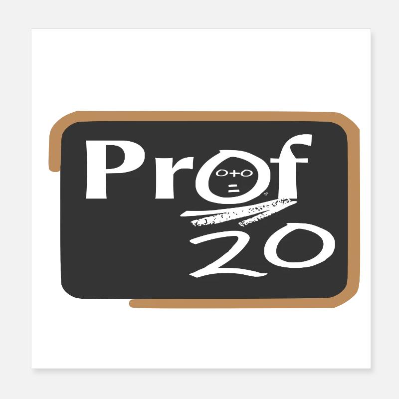 Teacher Poster 8" x 8" (20x20 cm)