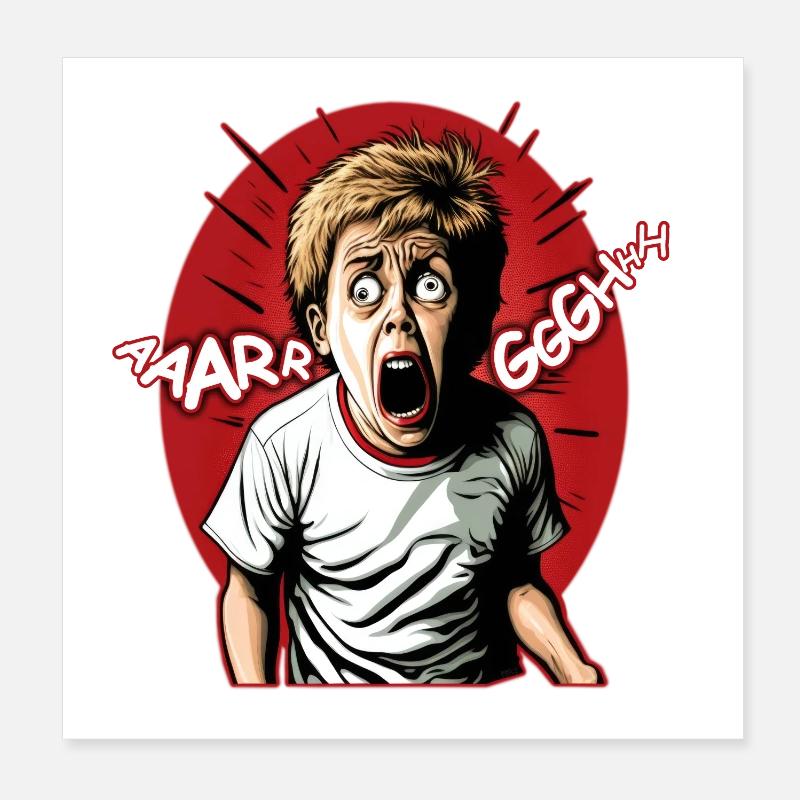 ARGH 01 Poster 20 x 20 cm