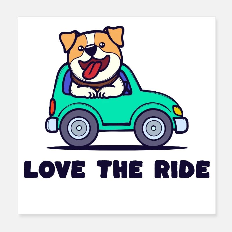 Déclaration d’animal de compagnie Chien Cuddly Toy Pets Poster 20 x 20 cm