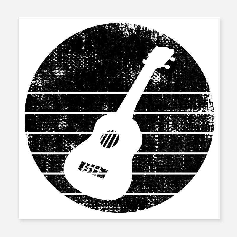 Ukulele sketch Poster 8" x 8" (20x20 cm)