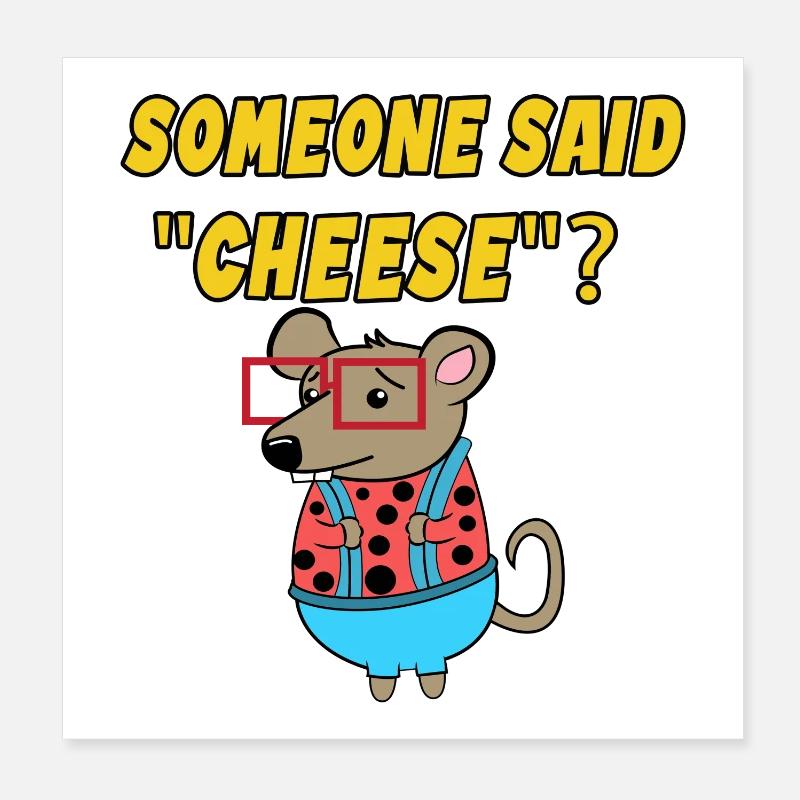 Rat Statement Pets Animals Pet Poster 8" x 8" (20x20 cm)