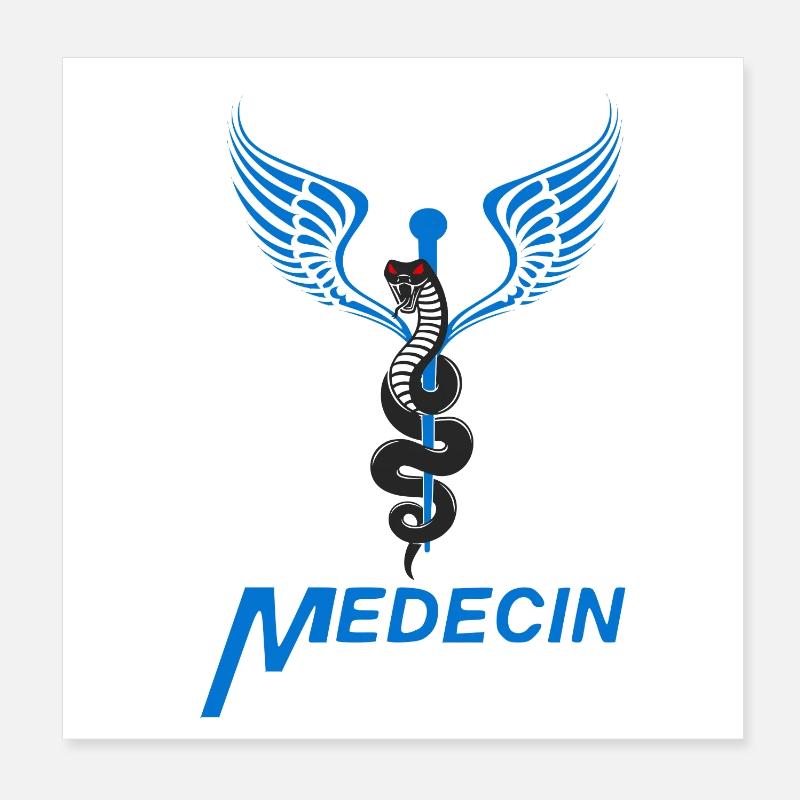 Médecin Poster 20 x 20 cm