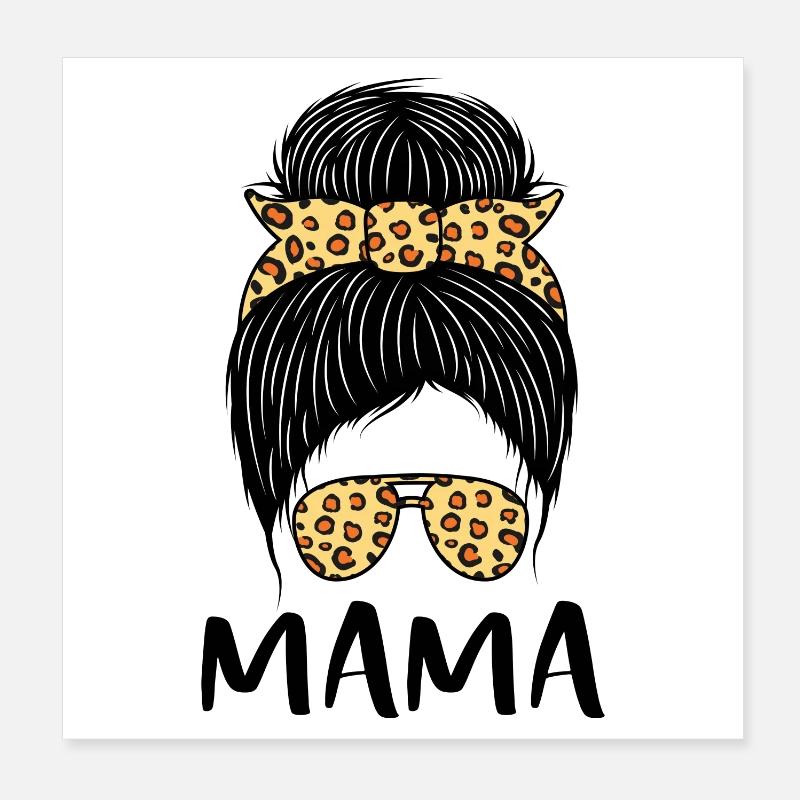 Best Mama Ever Poster 8" x 8" (20x20 cm)