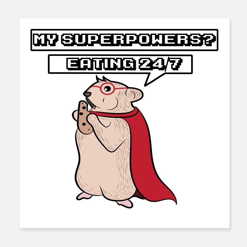Pets Statement Rat Lap Animal Animals Poster 8" x 8" (20x20 cm)