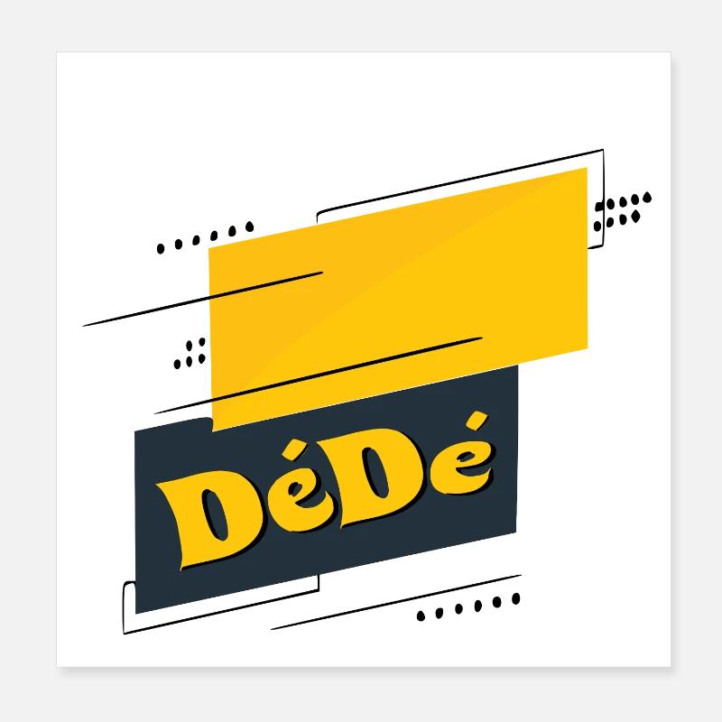 Dédé Poster 20 x 20 cm