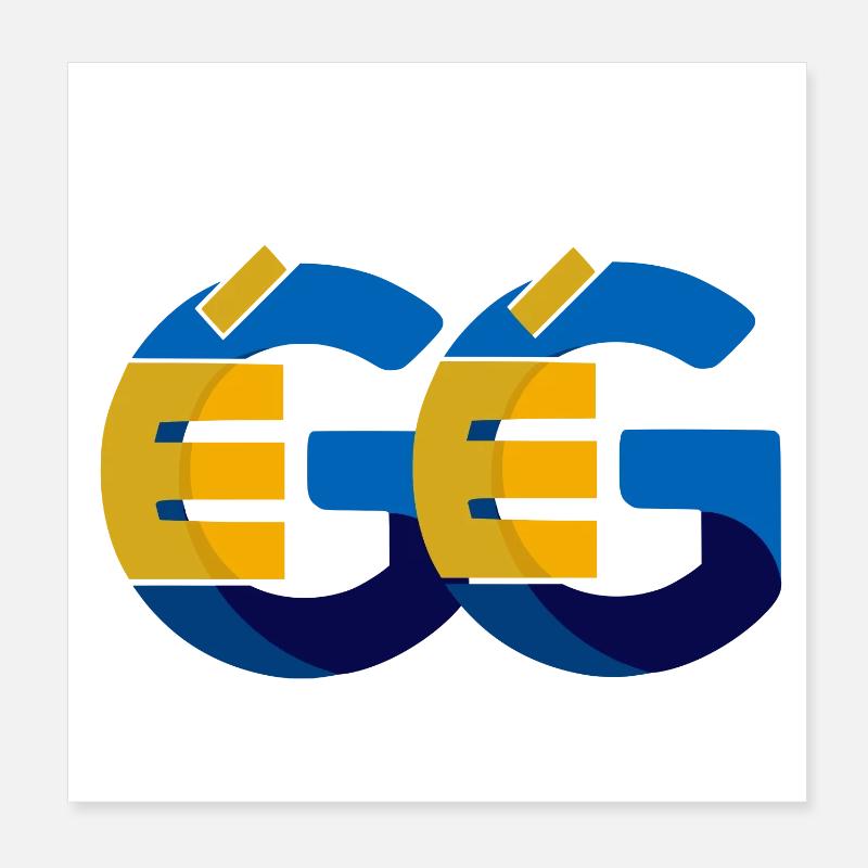 Gégé Poster 20 x 20 cm