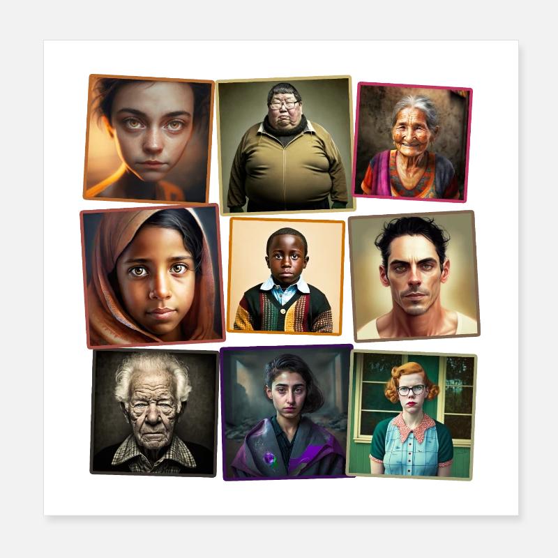 Super Normal 02 Poster 20 x 20 cm