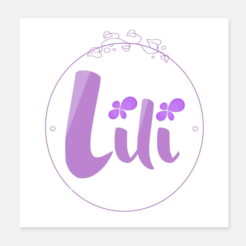 Lili Poster 20 x 20 cm
