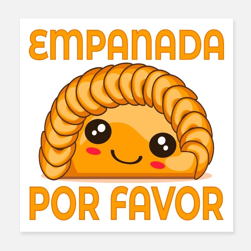 EMPANADA TEIGTASCHEN Poster 20x20 cm