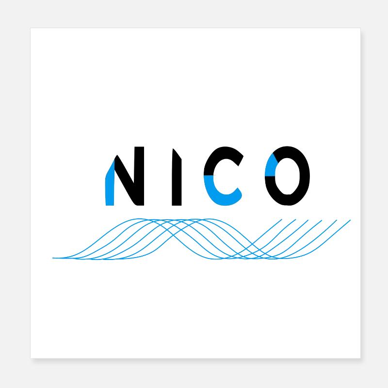 Nico Poster 20 x 20 cm