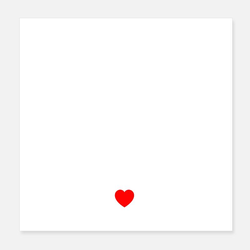 Message Affection pour Futur Maman Poster 20 x 20 cm